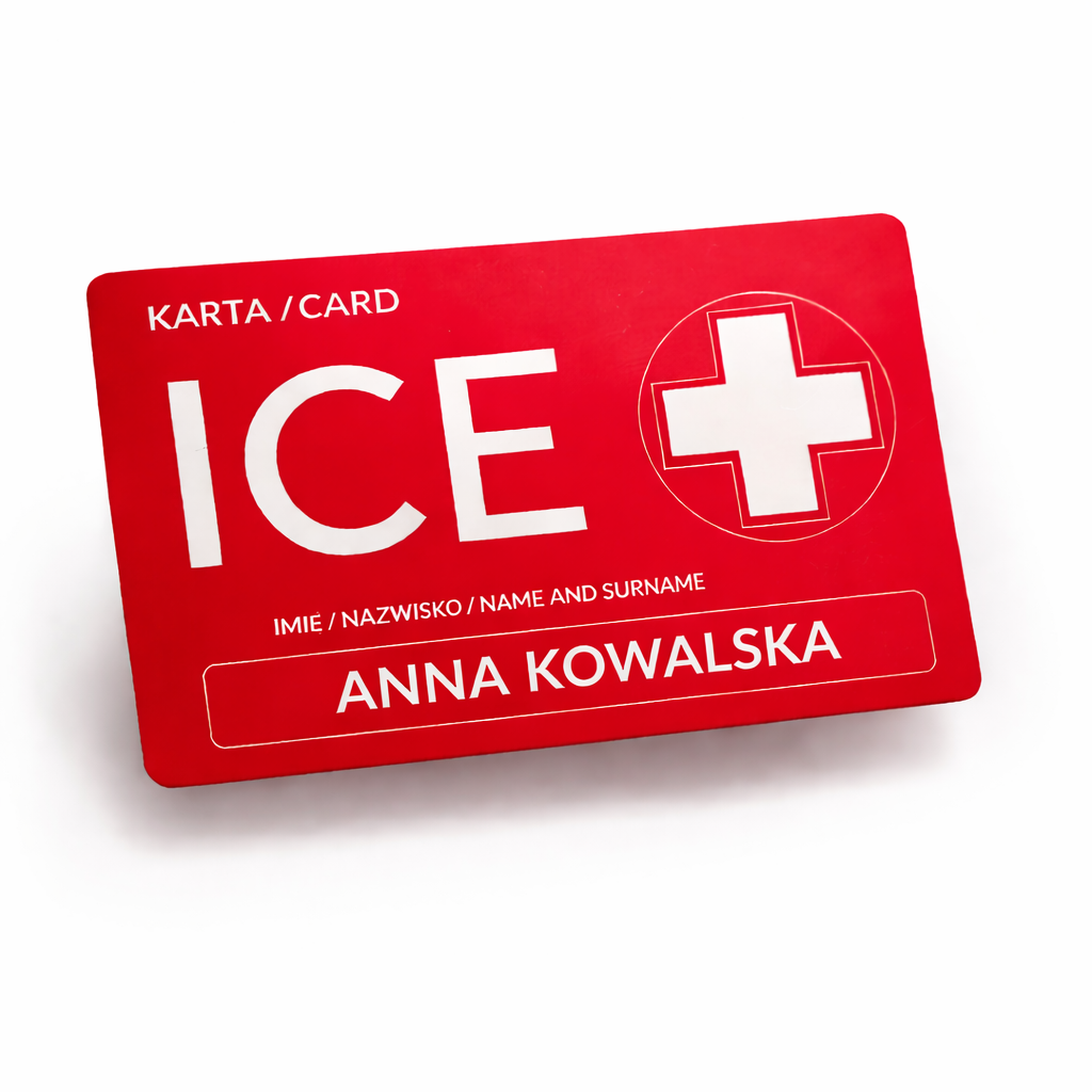 Karta ICE — karta ratunkowa z danymi medycznymi