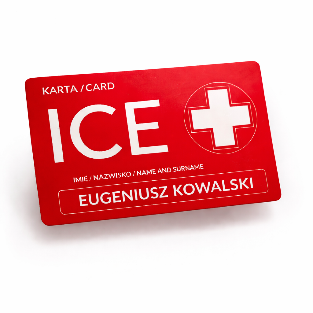 Karta ICE dla seniora — bezpieczeństwo bliskich w każdej chwili