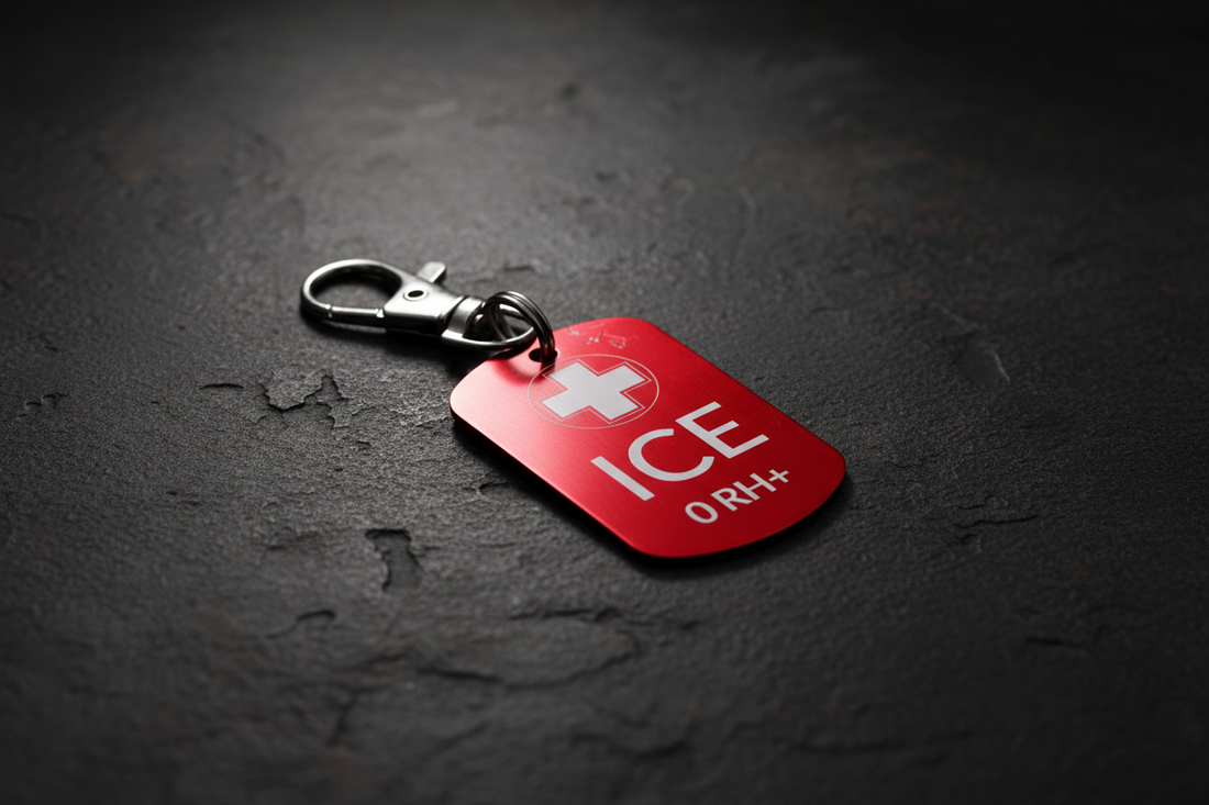 Brelok ICE – Twoje dane ratunkowe zawsze przy kluczach