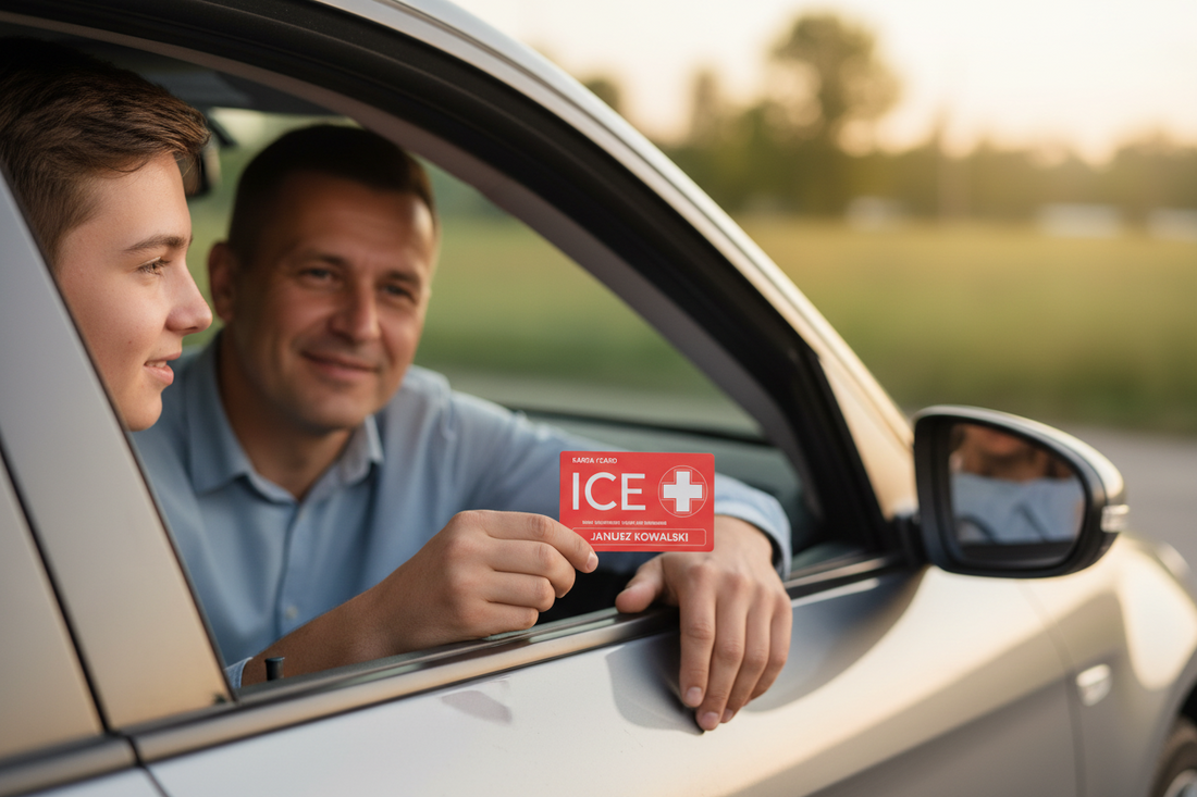 Karta ICE jako prezent na Dzień Ojca — praktyczny i wyjątkowy pomysł na 22 czerwca