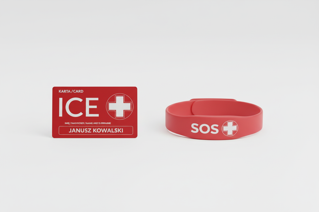 ICECard vs. bransoletka SOS — co wybrać i dlaczego?