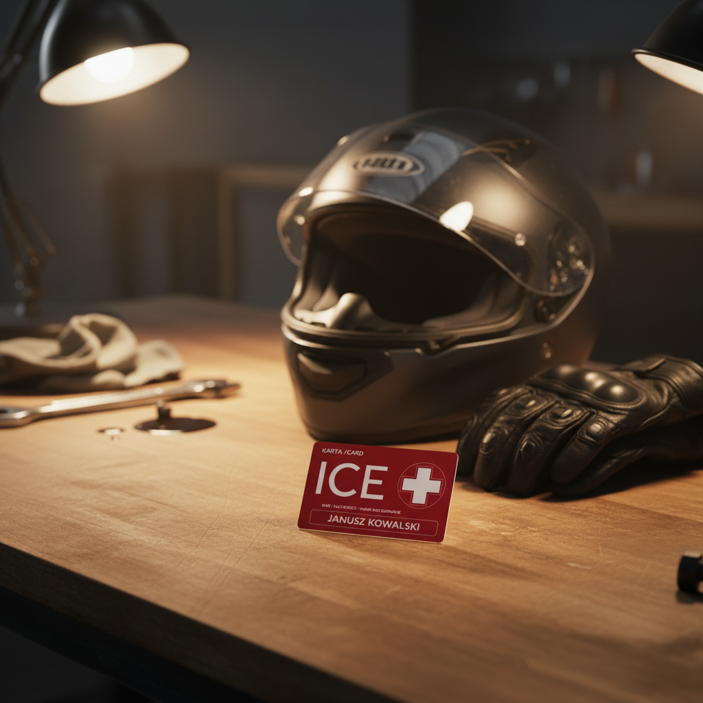 Karta ICE dla motocyklisty – co to jest i dlaczego warto ją mieć?