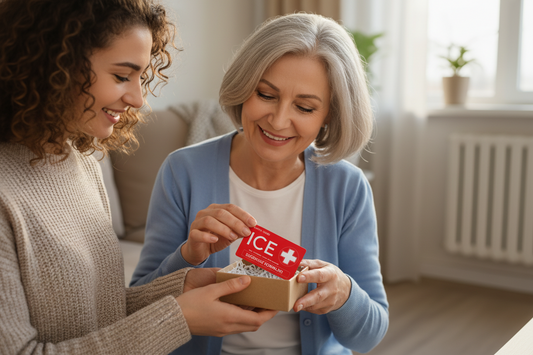 Karta ICE na Dzień Matki — prezent, który może uratować życie