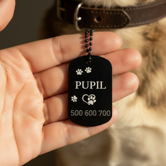 Brelok dla psa dog-tag z grawerem