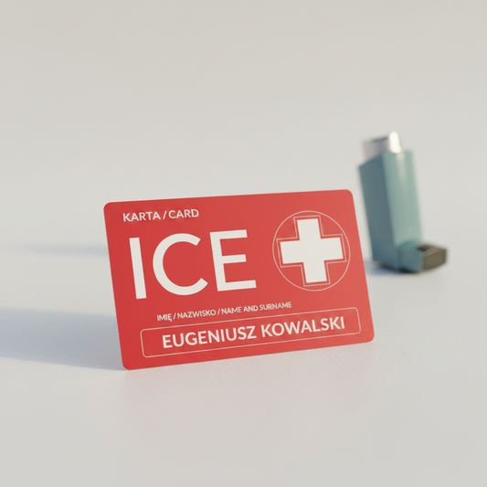 ICECARD Astma – Karta ICE dla Astmatyków