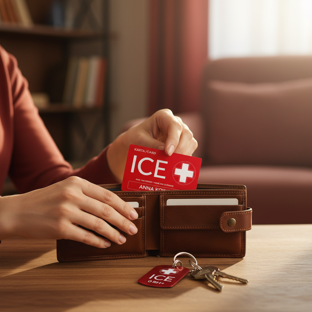 ICECARD Cukrzyca + Brelok ICE – zestaw dla osoby z cukrzycą